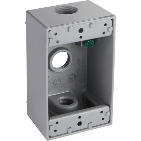 1 gang 25mm metal box|one gang weatherproof outlet box.